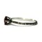 5mm Garnet Skinny Beaded Band Ring - Antique Silver Finish by Salish Sea Inspirations product 2